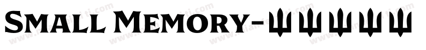 Small Memory字体转换